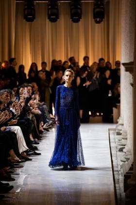 Milan Fashion Week - Women S S 2026 Giorgio Armani Fashion Show Runway Pinacoteca di Brera - Milan, Italy Milan Fashion Week - Women S S 2026 Giorgio Armani Fashion Show Runway Pinacoteca di Brera - Milan, Italy 28th September 2025  Copyright: xALFONSOxCATALANO SGPITALIAx