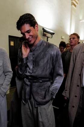 Milan Fashion Week - Women S S 2026 Giorgio Armani Fashion Show Backstage Pinacoteca di Brera - Milan, Italy Milan Fashion Week - Women S S 2026 Giorgio Armani Fashion Show Backstage Pinacoteca di Brera - Milan, Italy 28th September 2025  Copyright: xSTEFANOxGUINDANI SGPx