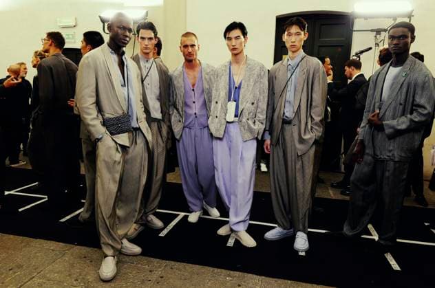 Milan Fashion Week - Women S S 2026 Giorgio Armani Fashion Show Backstage Pinacoteca di Brera - Milan, Italy Milan Fashion Week - Women S S 2026 Giorgio Armani Fashion Show Backstage Pinacoteca di Brera - Milan, Italy 28th September 2025  Copyright: xSTEFANOxGUINDANI SGPx