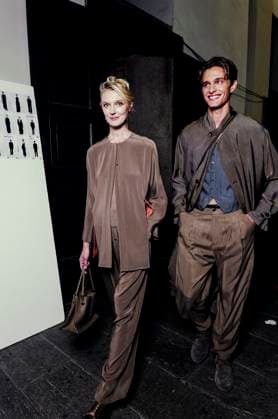 Milan Fashion Week - Women S S 2026 Giorgio Armani Fashion Show Backstage Pinacoteca di Brera - Milan, Italy Milan Fashion Week - Women S S 2026 Giorgio Armani Fashion Show Backstage Pinacoteca di Brera - Milan, Italy 28th September 2025  Copyright: xSTEFANOxGUINDANI SGPx