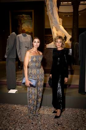 Milan Fashion Week - Women S S 2026 Giorgio Armani Fashion Show Front Row Pinacoteca di Brera - Milan, Italy Anna Ferzetti;Valeria Golino Milan Fashion Week - Women S S 2026 Giorgio Armani Fashion Show Front Row Pinacoteca di Brera - Milan, Italy 28th September 2025  Copyright: xALFONSOxCATALANO SGPITALIAx