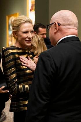 Milan Fashion Week - Women S S 2026 Giorgio Armani Fashion Show Front Row Pinacoteca di Brera - Milan, Italy Cate Blanchett Milan Fashion Week - Women S S 2026 Giorgio Armani Fashion Show Front Row Pinacoteca di Brera - Milan, Italy 28th September 2025  Copyright: xALFONSOxCATALANO SGPITALIAx