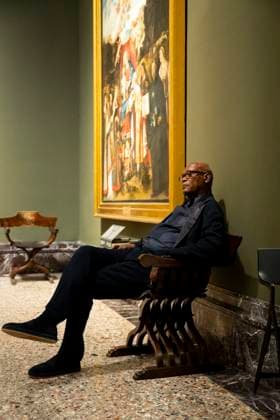Milan Fashion Week - Women S S 2026 Giorgio Armani Fashion Show Front Row Pinacoteca di Brera - Milan, Italy Samuel L Jackson Milan Fashion Week - Women S S 2026 Giorgio Armani Fashion Show Front Row Pinacoteca di Brera - Milan, Italy 28th September 2025  Copyright: xALFONSOxCATALANO SGPITALIAx