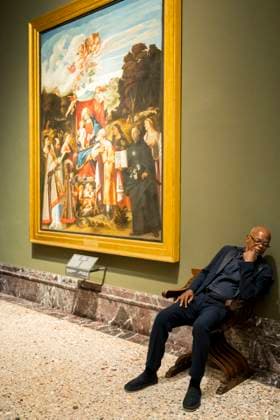Milan Fashion Week - Women S S 2026 Giorgio Armani Fashion Show Front Row Pinacoteca di Brera - Milan, Italy Samuel L Jackson Milan Fashion Week - Women S S 2026 Giorgio Armani Fashion Show Front Row Pinacoteca di Brera - Milan, Italy 28th September 2025  Copyright: xALFONSOxCATALANO SGPITALIAx