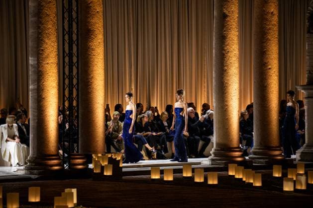 Milan Fashion Week - Women S S 2026 Giorgio Armani Fashion Show Vibes Pinacoteca di Brera - Milan, Italy Milan Fashion Week - Women S S 2026 Giorgio Armani Fashion Show Vibes Pinacoteca di Brera - Milan, Italy 28th September 2025  Copyright: xALFONSOxCATALANO SGPITALIAx