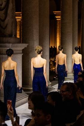 Milan Fashion Week - Women S S 2026 Giorgio Armani Fashion Show Vibes Pinacoteca di Brera - Milan, Italy Milan Fashion Week - Women S S 2026 Giorgio Armani Fashion Show Vibes Pinacoteca di Brera - Milan, Italy 28th September 2025  Copyright: xALFONSOxCATALANO SGPITALIAx