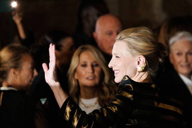 News - Giorgio Armani - Celebrities Arrivals - Milan Fashion Week - Womenswear Spring Summer 2026 Cate Blanchett arrives at the Giorgio Armani fashion show during the Milan Fashion Week Womenswear Spring Summer 2026 on September 28, 2025 in Milan, Italy. Photo: Cinzia Camela. Milan Pinacoteca di Brera Italy Copyright: xCinziaxCamelax xLiveMediax LPN_2054951