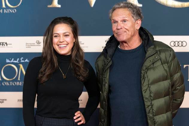 Katharina Scheuba and Christian Tramitz at the premiere of the movie Momo at Mathäser Filmpalast Munich, 28 09 2025 Foto:xN.xKolinzx xFuturexImagex momo_5794