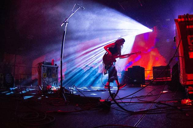 September 28, 2025: Melanie Radford of Built To Spill band performing at the Levitation Music Festival, Palmer Events Center. Austin, Texas. CSM Austin United States of America - ZUMAc04_ 20250928_faf_c04_111 Copyright: xMarioxCantux