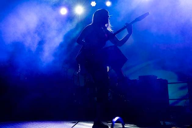 September 28, 2025: Melanie Radford of Built To Spill band performing at the Levitation Music Festival, Palmer Events Center. Austin, Texas. CSM Austin United States of America - ZUMAc04_ 20250928_faf_c04_130 Copyright: xMarioxCantux