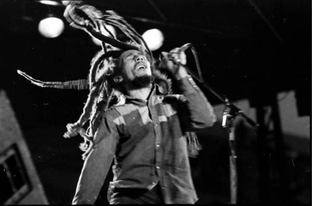 Milan, Me, ITALY: SPECIAL FEE* MILAN - **SPECIAL FEE** BOB MARLEY CONCERT AT SAN SIRO, RAGGAE MUSIC YEAR 1980 Milan ITALY  - ZUMAp169 19700101_zea_p169_109 Copyright: xDexBellisx