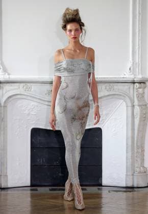 PFW - Weinsanto Runway A model walks the runway during the Weinsanto Womenswear Spring Summer 2026 show as part of Paris Fashion Week on September 29, 2025 in Paris, France. Photo by Alain-Gil Gonzalez ABACAPRESS.COM Paris France  Copyright: xGonzalezxAlain-Gil ABACAx