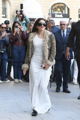 PFW - Rosalia Arrives At The Ritz Rosalia arrives the Ritz hotel in Paris, France on September 29, 2025 as part the Paris Fashion Week. Photo by Florian Poitout ABACAPRESS.COM Paris France  Copyright: xPoitoutxFlorian ABACAx