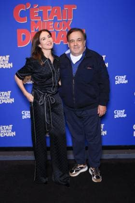 C Etait Mieux Demain Premiere - Paris Elsa Zylberstein and Didier Bourdon attend the photocall of the film premiere of C’Etait Mieux Demain held at the UGC Cine Cite Bercy in Paris, France on September 29, 2025. Photo by David Boyer ABACAPRESS.COM Paris France  Copyright: xBoyerxDavid ABACAx