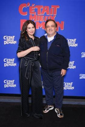 C Etait Mieux Demain Premiere - Paris Elsa Zylberstein and Didier Bourdon attend the photocall of the film premiere of C’Etait Mieux Demain held at the UGC Cine Cite Bercy in Paris, France on September 29, 2025. Photo by David Boyer ABACAPRESS.COM Paris France  Copyright: xBoyerxDavid ABACAx