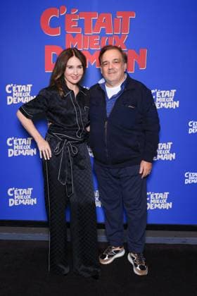 C Etait Mieux Demain Premiere - Paris Elsa Zylberstein and Didier Bourdon attend the photocall of the film premiere of C’Etait Mieux Demain held at the UGC Cine Cite Bercy in Paris, France on September 29, 2025. Photo by David Boyer ABACAPRESS.COM Paris France  Copyright: xBoyerxDavid ABACAx