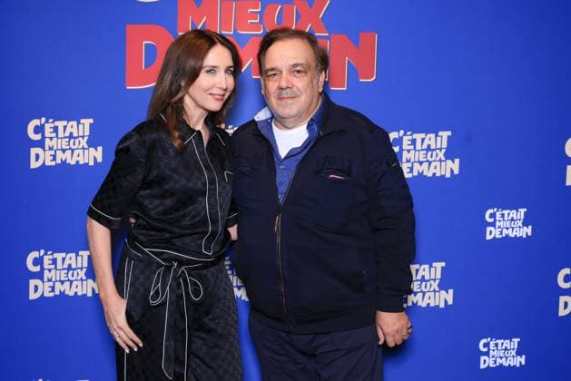 C Etait Mieux Demain Premiere - Paris Elsa Zylberstein and Didier Bourdon attend the photocall of the film premiere of C’Etait Mieux Demain held at the UGC Cine Cite Bercy in Paris, France on September 29, 2025. Photo by David Boyer ABACAPRESS.COM Paris France  Copyright: xBoyerxDavid ABACAx