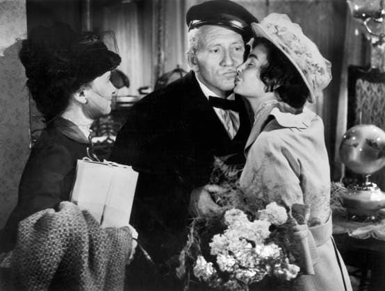 Teresa Wright, Spencer Tracy, Jean Simmons, entertainment, historical, October 8, 2020, USA: Teresa Wright, Spencer Tracy, Jean Simmons, on-set of the Film, The Actress , MGM, 1953 Copyright: xJTxVintagex