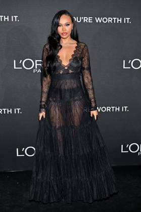 PFW L Oreal Photocall Guest attending the photocall of L Oreal Fashion Show during Paris Fashion Week in Paris, France on September 29, 2025. Photo by Julien Reynaud APS-Medias ABACAPRESS.COM Paris France  Copyright: xReynaudxJulien APS-Medias ABACAx