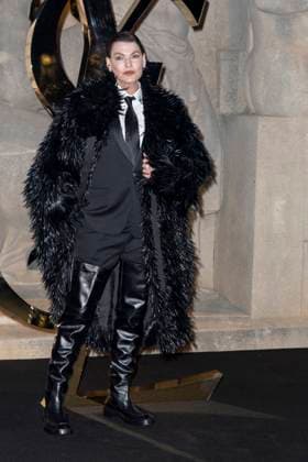 Linda Evangelista - Photocall of the Saint Laurent Fashion Show, Spring Summer 2026 Collection as part of Paris Fashion Week, France, September 29, 2025 Olivier Borde Bestimage Photocall of the Saint Laurent Fashion Show, Spring Summer 2026 Collection as part of Paris Fashion Week, France, September, 2025 Paris France  Copyright: xOLIVIERxBORDEx xBESTIMAGExOLIVIERxBORDEx xBESTIMAGEx