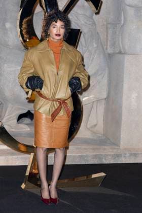 Indya Moore - Photocall of the Saint Laurent Fashion Show, Spring Summer 2026 Collection as part of Paris Fashion Week, France, September 29, 2025 Olivier Borde Bestimage Photocall of the Saint Laurent Fashion Show, Spring Summer 2026 Collection as part of Paris Fashion Week, France, September, 2025 Paris France  Copyright: xOLIVIERxBORDEx xBESTIMAGExOLIVIERxBORDEx xBESTIMAGEx