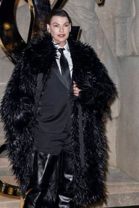 Linda Evangelista - Photocall of the Saint Laurent Fashion Show, Spring Summer 2026 Collection as part of Paris Fashion Week, France, September 29, 2025 Olivier Borde Bestimage Photocall of the Saint Laurent Fashion Show, Spring Summer 2026 Collection as part of Paris Fashion Week, France, September, 2025 Paris France  Copyright: xOLIVIERxBORDEx xBESTIMAGExOLIVIERxBORDEx xBESTIMAGEx