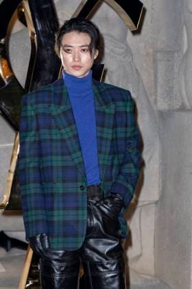 Kento Yamazaki - Photocall of the Saint Laurent Fashion Show, Spring Summer 2026 Collection as part of Paris Fashion Week, France, September 29, 2025 Olivier Borde Bestimage Photocall of the Saint Laurent Fashion Show, Spring Summer 2026 Collection as part of Paris Fashion Week, France, September, 2025 Paris France  Copyright: xOLIVIERxBORDEx xBESTIMAGExOLIVIERxBORDEx xBESTIMAGEx