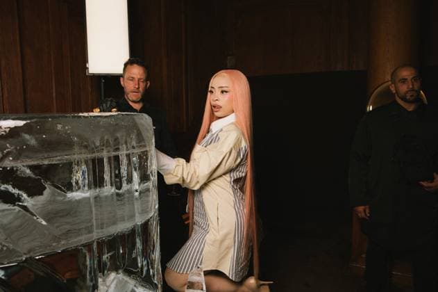 The rapper Icespice at the Killian Paris event at the Plaza Athenée in Paris during fashion 25 on 29 09 2025 Paris France  Copyright: xSamxDelpechx xBestimagexSamxDelpechx xBestimagex