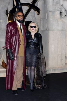 Akeem Morris, Madonna - Photocall of the Saint Laurent Fashion Show, Spring Summer 2026 Collection as part of Paris Fashion Week, France, September 29, 2025 Olivier Borde Bestimage Photocall of the Saint Laurent Fashion Show, Spring Summer 2026 Collection as part of Paris Fashion Week, France, September, 2025 Paris France  Copyright: xOLIVIERxBORDEx xBESTIMAGExOLIVIERxBORDEx xBESTIMAGEx