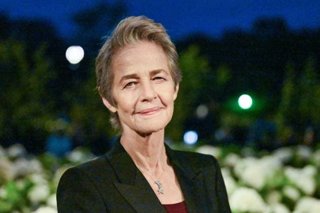 PFW Saint Laurent Front Row Charlotte Rampling attending the Saint Laurent Womenswear Spring Summer 2026 show as part of Paris Fashion Week in Paris, France on September 29, 2025. Photo by Aurore Marechal ABACAPRESS.COM Paris France  Copyright: xMarechalxAurore ABACAx