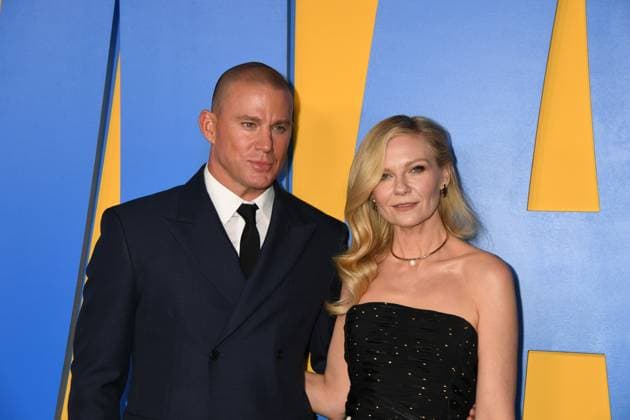 LOS ANGELES, CALIFORNIA - SEPTEMBER 29:Channing Tatum and Kirsten Dunst attends the Los Angeles Premiere of Paramount Pictures Roofman at Paramount Theatre on September 29, 2025 in Los Angeles, California Copyright: xJeffreyxMayerx xMediaPunchx