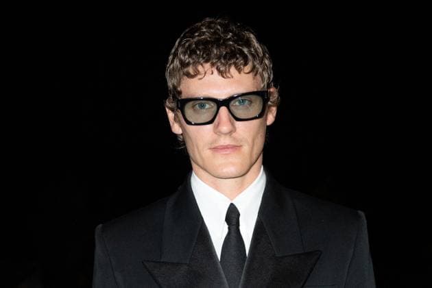 PFW Saint Laurent Front Row Mikkel Jensen attending the Saint Laurent Womenswear Spring Summer 2026 show as part of Paris Fashion Week in Paris, France on September 29, 2025. Photo by Aurore Marechal ABACAPRESS.COM Paris France  Copyright: xMarechalxAurore ABACAx