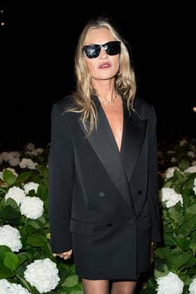 PFW Saint Laurent Front Row Kate Moss attending the Saint Laurent Womenswear Spring Summer 2026 show as part of Paris Fashion Week in Paris, France on September 29, 2025. Photo by Aurore Marechal ABACAPRESS.COM Paris France  Copyright: xMarechalxAurore ABACAx