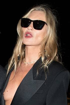 PFW Saint Laurent Front Row Kate Moss attending the Saint Laurent Womenswear Spring Summer 2026 show as part of Paris Fashion Week in Paris, France on September 29, 2025. Photo by Aurore Marechal ABACAPRESS.COM Paris France  Copyright: xMarechalxAurore ABACAx