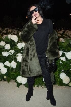 PFW Saint Laurent Front Row Beatrice Dalle attending the Saint Laurent Womenswear Spring Summer 2026 show as part of Paris Fashion Week in Paris, France on September 29, 2025. Photo by Aurore Marechal ABACAPRESS.COM Paris France  Copyright: xMarechalxAurore ABACAx