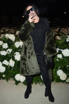 PFW Saint Laurent Front Row Beatrice Dalle attending the Saint Laurent Womenswear Spring Summer 2026 show as part of Paris Fashion Week in Paris, France on September 29, 2025. Photo by Aurore Marechal ABACAPRESS.COM Paris France  Copyright: xMarechalxAurore ABACAx