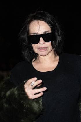 PFW Saint Laurent Front Row Beatrice Dalle attending the Saint Laurent Womenswear Spring Summer 2026 show as part of Paris Fashion Week in Paris, France on September 29, 2025. Photo by Aurore Marechal ABACAPRESS.COM Paris France  Copyright: xMarechalxAurore ABACAx