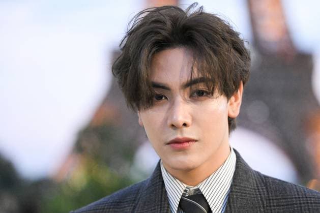PFW Saint Laurent Front Row Joong attending the Saint Laurent Womenswear Spring Summer 2026 show as part of Paris Fashion Week in Paris, France on September 29, 2025. Photo by Aurore Marechal ABACAPRESS.COM Paris France  Copyright: xMarechalxAurore ABACAx