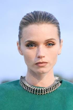 PFW Saint Laurent Front Row Abbey Lee attending the Saint Laurent Womenswear Spring Summer 2026 show as part of Paris Fashion Week in Paris, France on September 29, 2025. Photo by Aurore Marechal ABACAPRESS.COM Paris France  Copyright: xMarechalxAurore ABACAx
