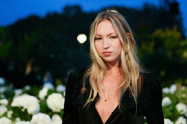 PFW Saint Laurent Front Row Lila Moss attending the Saint Laurent Womenswear Spring Summer 2026 show as part of Paris Fashion Week in Paris, France on September 29, 2025. Photo by Aurore Marechal ABACAPRESS.COM Paris France  Copyright: xMarechalxAurore ABACAx