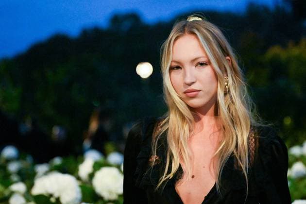 PFW Saint Laurent Front Row Lila Moss attending the Saint Laurent Womenswear Spring Summer 2026 show as part of Paris Fashion Week in Paris, France on September 29, 2025. Photo by Aurore Marechal ABACAPRESS.COM Paris France  Copyright: xMarechalxAurore ABACAx