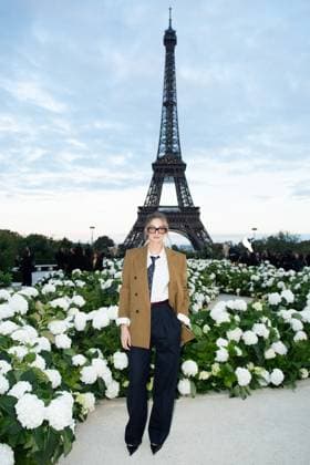 PFW Saint Laurent Front Row Mathilde Pinault attending the Saint Laurent Womenswear Spring Summer 2026 show as part of Paris Fashion Week in Paris, France on September 29, 2025. Photo by Aurore Marechal ABACAPRESS.COM Paris France  Copyright: xMarechalxAurore ABACAx