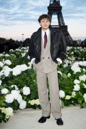 PFW Saint Laurent Front Row Christopher Briney attending the Saint Laurent Womenswear Spring Summer 2026 show as part of Paris Fashion Week in Paris, France on September 29, 2025. Photo by Aurore Marechal ABACAPRESS.COM Paris France  Copyright: xMarechalxAurore ABACAx