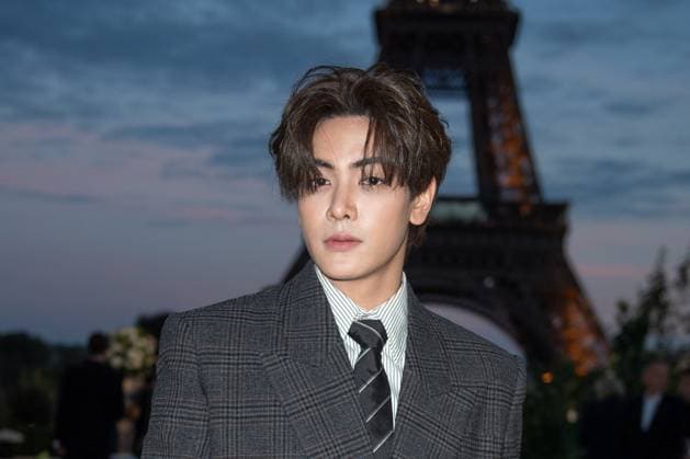 PFW Saint Laurent Front Row Joong attending the Saint Laurent Womenswear Spring Summer 2026 show as part of Paris Fashion Week in Paris, France on September 29, 2025. Photo by Aurore Marechal ABACAPRESS.COM Paris France  Copyright: xMarechalxAurore ABACAx