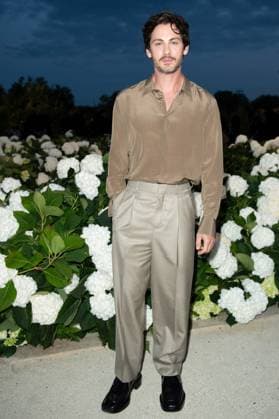 PFW Saint Laurent Front Row Logan Lerman attending the Saint Laurent Womenswear Spring Summer 2026 show as part of Paris Fashion Week in Paris, France on September 29, 2025. Photo by Aurore Marechal ABACAPRESS.COM Paris France  Copyright: xMarechalxAurore ABACAx