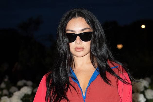 PFW Saint Laurent Front Row Charli XCX attending the Saint Laurent Womenswear Spring Summer 2026 show as part of Paris Fashion Week in Paris, France on September 29, 2025. Photo by Aurore Marechal ABACAPRESS.COM Paris France  Copyright: xMarechalxAurore ABACAx