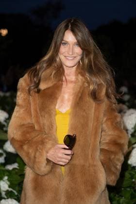 PFW Saint Laurent Front Row Carla Bruni attending the Saint Laurent Womenswear Spring Summer 2026 show as part of Paris Fashion Week in Paris, France on September 29, 2025. Photo by Aurore Marechal ABACAPRESS.COM Paris France  Copyright: xMarechalxAurore ABACAx