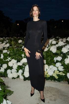 PFW Saint Laurent Front Row Alexandra Agoston attending the Saint Laurent Womenswear Spring Summer 2026 show as part of Paris Fashion Week in Paris, France on September 29, 2025. Photo by Aurore Marechal ABACAPRESS.COM Paris France  Copyright: xMarechalxAurore ABACAx
