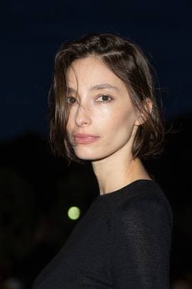 PFW Saint Laurent Front Row Alexandra Agoston attending the Saint Laurent Womenswear Spring Summer 2026 show as part of Paris Fashion Week in Paris, France on September 29, 2025. Photo by Aurore Marechal ABACAPRESS.COM Paris France  Copyright: xMarechalxAurore ABACAx