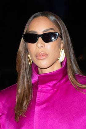 PFW Saint Laurent Front Row Ines Rau attending the Saint Laurent Womenswear Spring Summer 2026 show as part of Paris Fashion Week in Paris, France on September 29, 2025. Photo by Aurore Marechal ABACAPRESS.COM Paris France  Copyright: xMarechalxAurore ABACAx